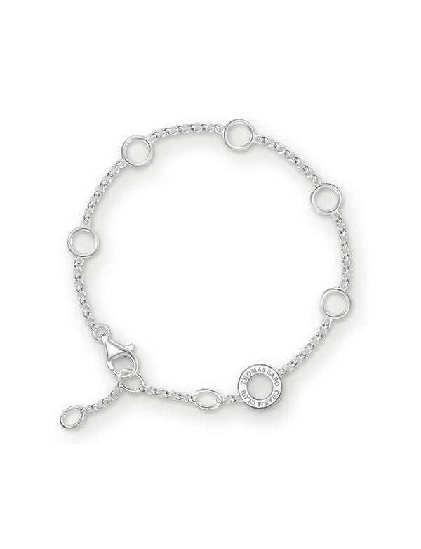 Thomas Sabo Silver Charm Bracelet X0202-001-12-L19.5