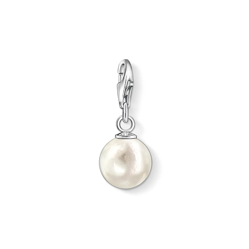 Thomas Sabo Silver Pearl Pendant Charm 0990-028-14