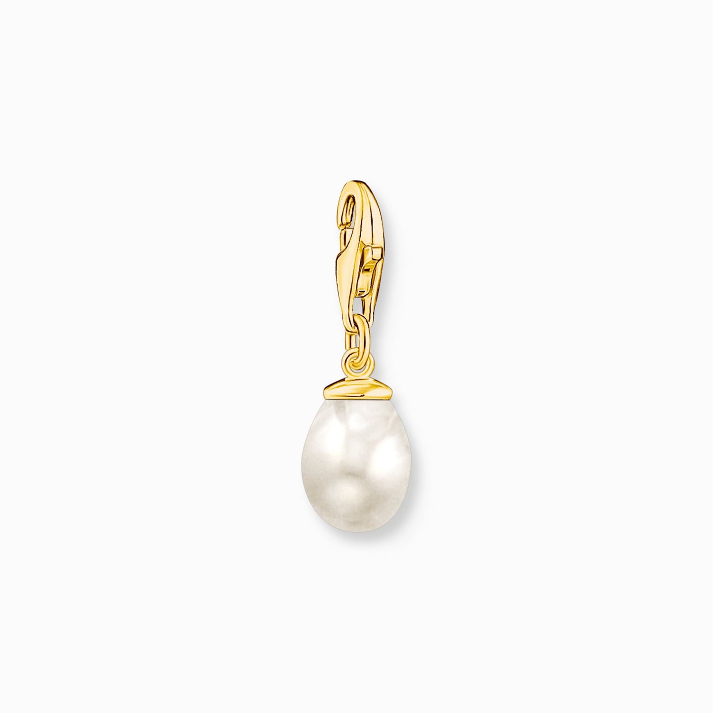 Thomas Sabo Charm Pendant White Pearl Gold Plated 1996-430-14