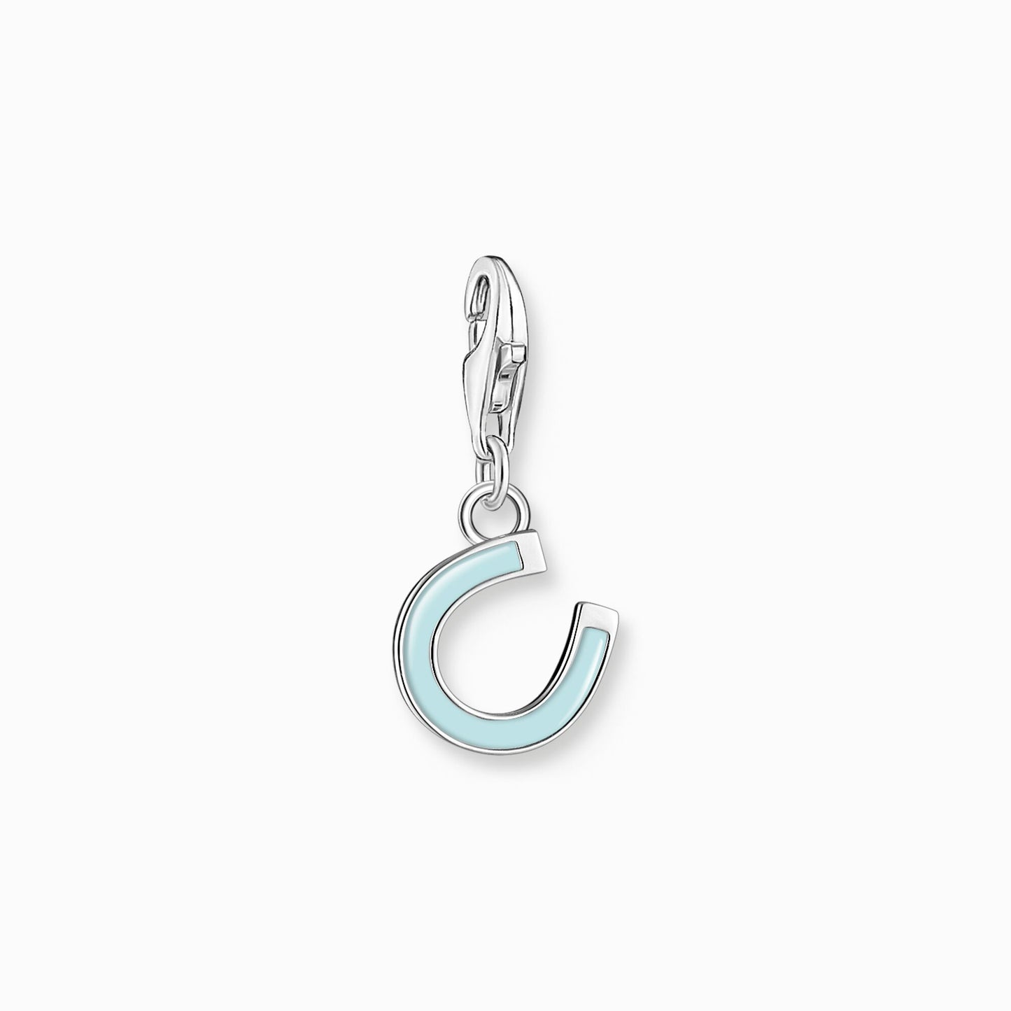 Thomas Sabo Charm Pendant Mint Green Horseshoe Silver 2019-007-17