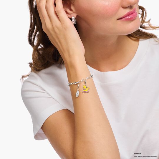 Thomas Sabo HARIBO Sterling Silver Enamel Charm Pendant HARIBO Bear 2180-664-7