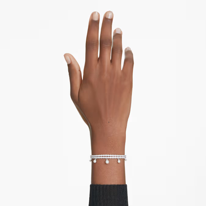 Swarovski Ariana Grande x Swarovski Bracelet Mixed Cuts, Heart, White, Rhodium Plated 5720870