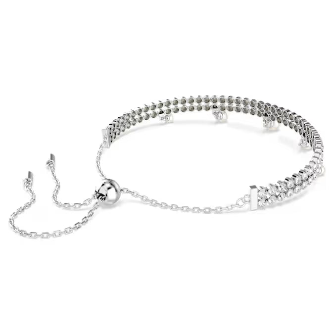 Swarovski Ariana Grande x Swarovski Bracelet Mixed Cuts, Heart, White, Rhodium Plated 5720870