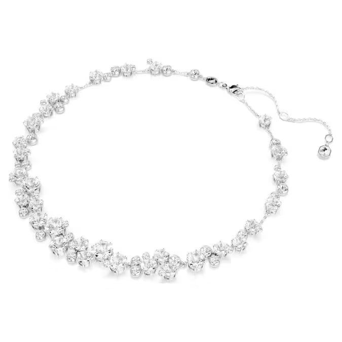 Swarovski Constella Necklace Round cut, White, Rhodium Plated 5722472