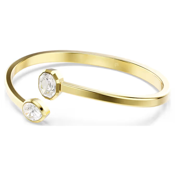 Swarovski Imber Bangle Mixed Cuts, White, Gold-Tone Plated 5714315