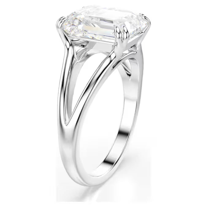 Swarovski Stilla Ring Octagon Cut, White, Silver-Tone Finish 5717878