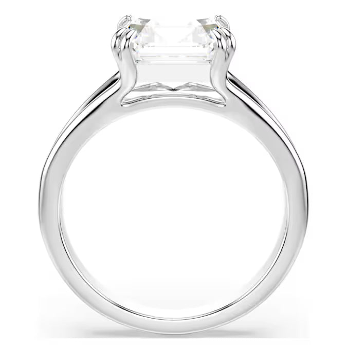 Swarovski Stilla Ring Octagon Cut, White, Silver-Tone Finish 5717878