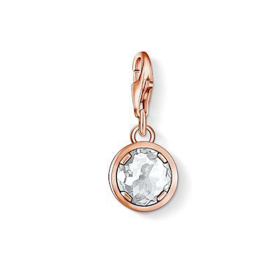 Thomas Sabo Clear Pendant Charm 1008-416-14