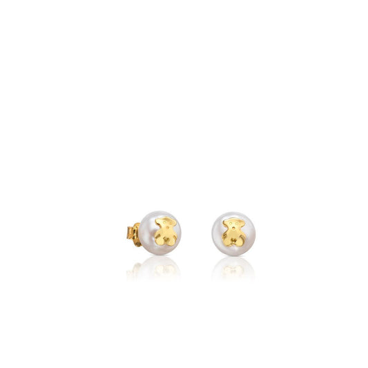 Tous Gold TOUS Bear Earrings with Pearl 511000795