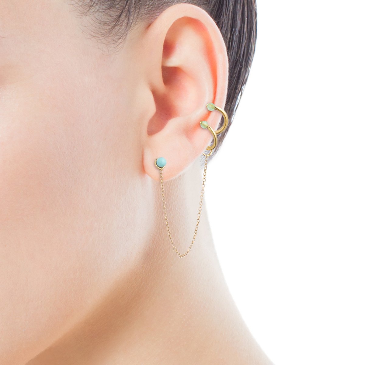 Tous Batala Earcuff Pack in Gold Vermeil with Quartzite 918543660