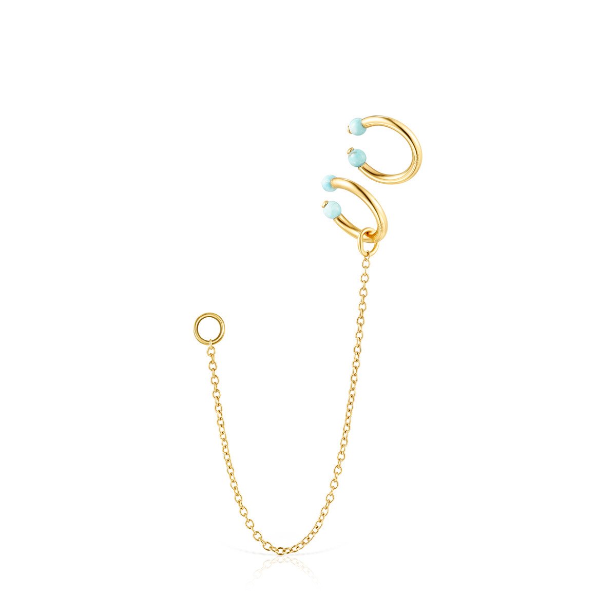 Tous Batala Earcuff Pack in Gold Vermeil with Howlite 918543670