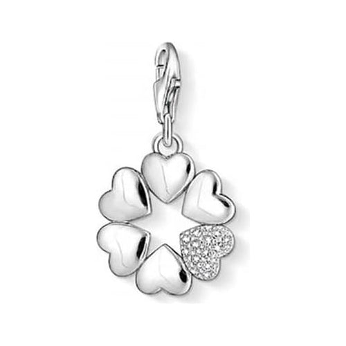Thomas Sabo Multi Heart Clover Charm 1063-051-14