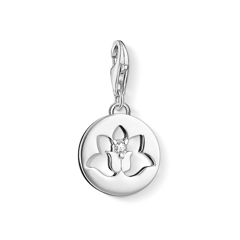 Thomas Sabo Silver Lotus Charm 1301-051-14