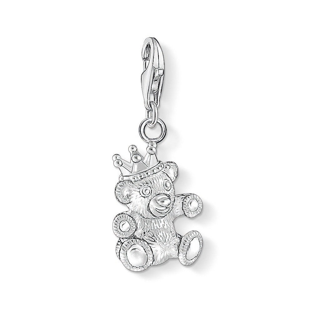 Thomas Sabo Silver Teddy Bear Charm 1322-001-12