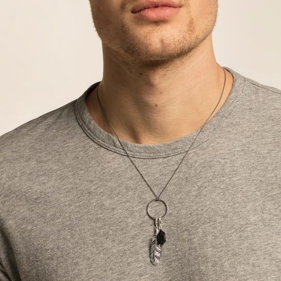 Thomas Sabo Charm Pendant "Black Stone" 1542-507-11