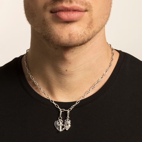 Thomas Sabo Charm Pendant "Cross, Heart, Anchor" 1555-643-18