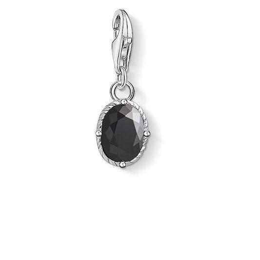 Thomas Sabo Charm Pendant "Black Stone" 1669-643-11