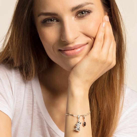 Thomas Sabo Charm Pendant "Purple Stone" 1671-416-13