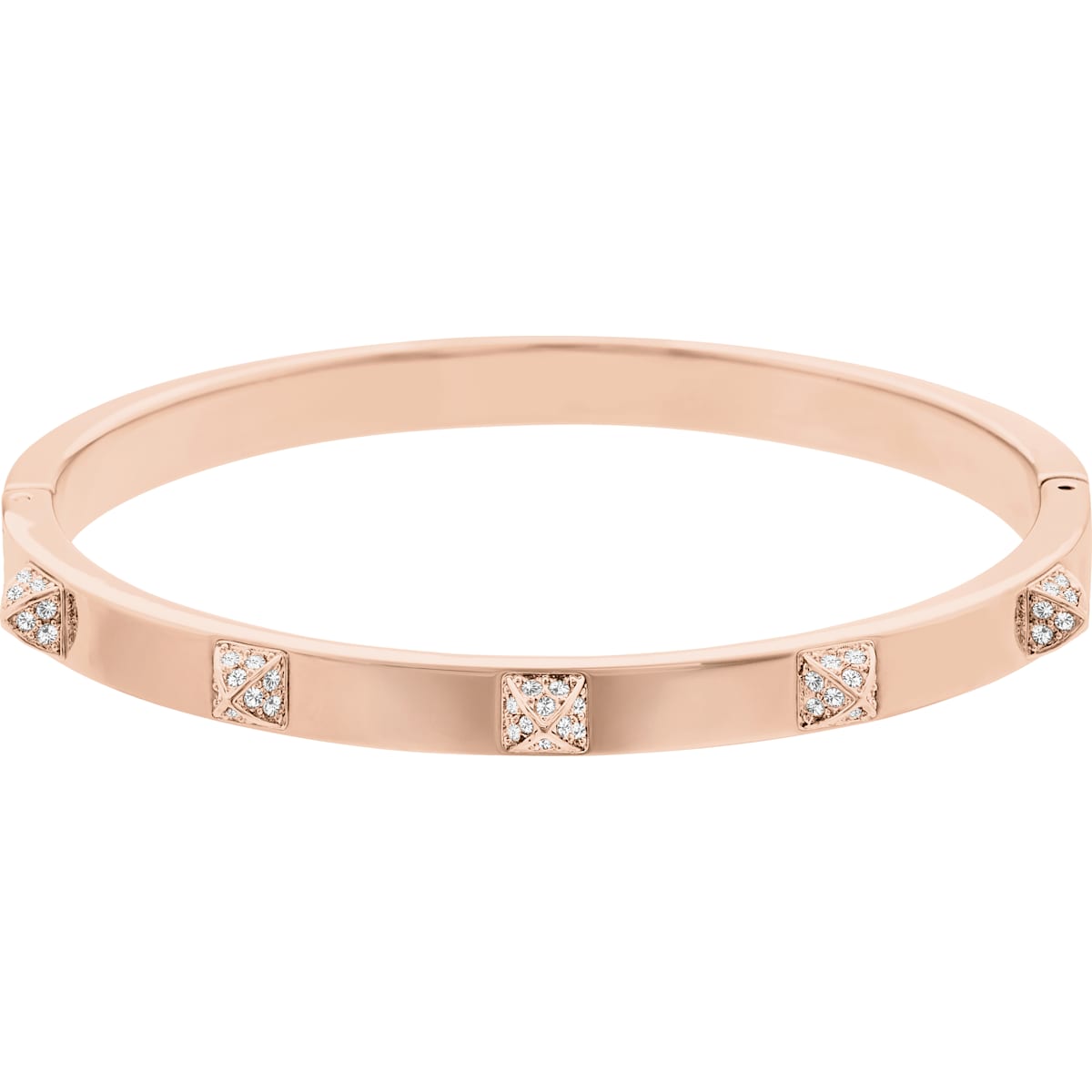 Swarovski Tactic bangle, White, Rose gold-tone plated 5098368 5184528 5098834