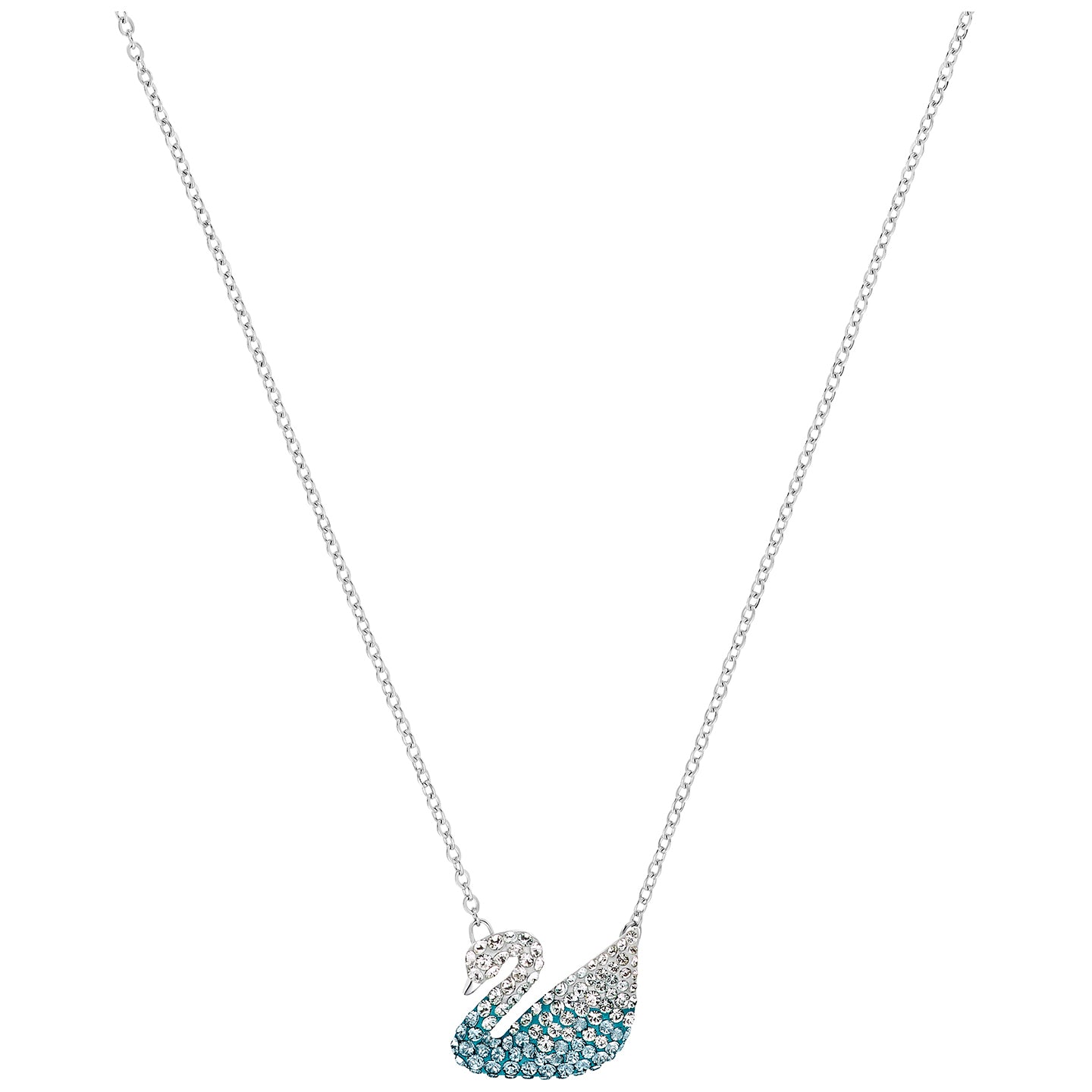 Swarovski Iconic Swan Pendant, Multi-colored, Rhodium Plated 5512095