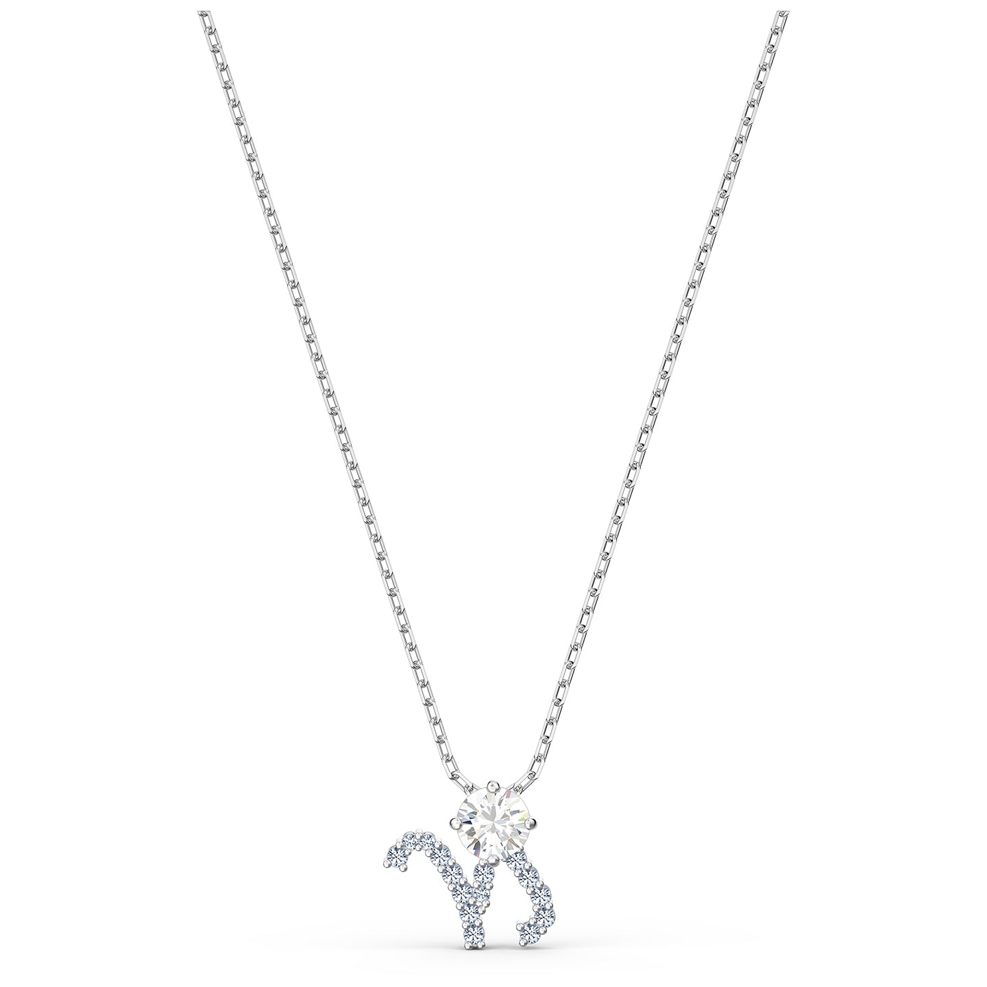 Swarovski Zodiac II Pendant, Capricorn, White, Mixed metal finish 5563892