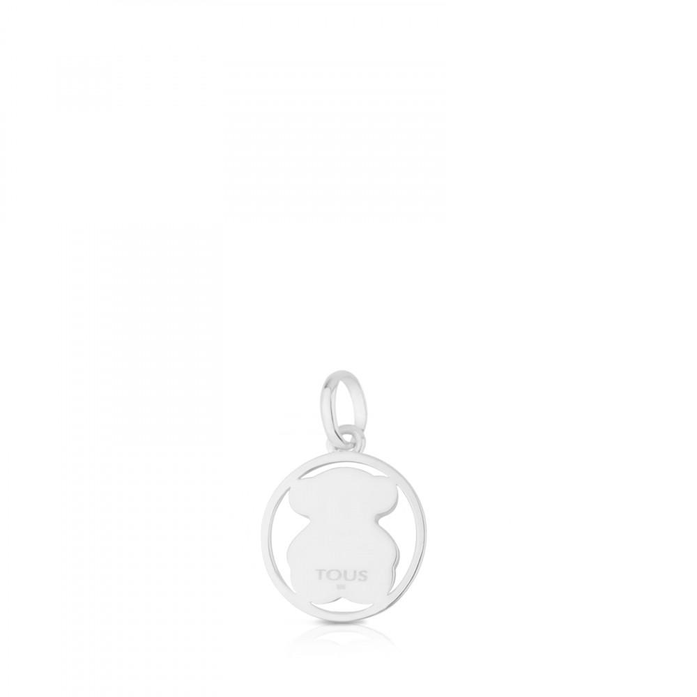 Tous Silver Camille Pendant with Rose Quartz 712164660