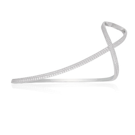 APM Silver Palm Ring Bracelet A16090OX