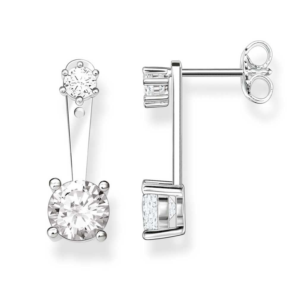 Thomas Sabo Silver Cubic Zirconia Ear Jacket Earrings H1926-051-14