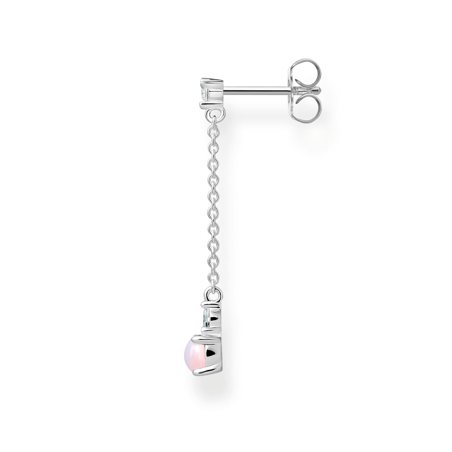 Thomas Sabo Single Earring Opal-coloured Stone Shimmering Pink H2180-166-7