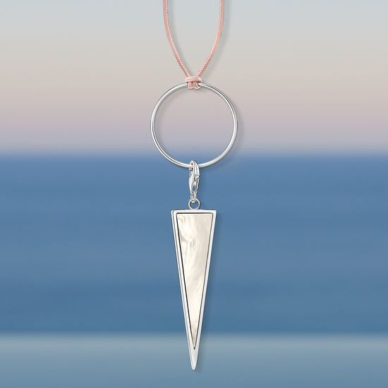 Thomas Sabo Charm Pendant "Triangle Mother-of-pearl" Y0025-029-14