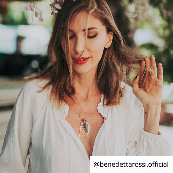 Thomas Sabo Charm Pendant "Golden Cross" Y0028-413-39