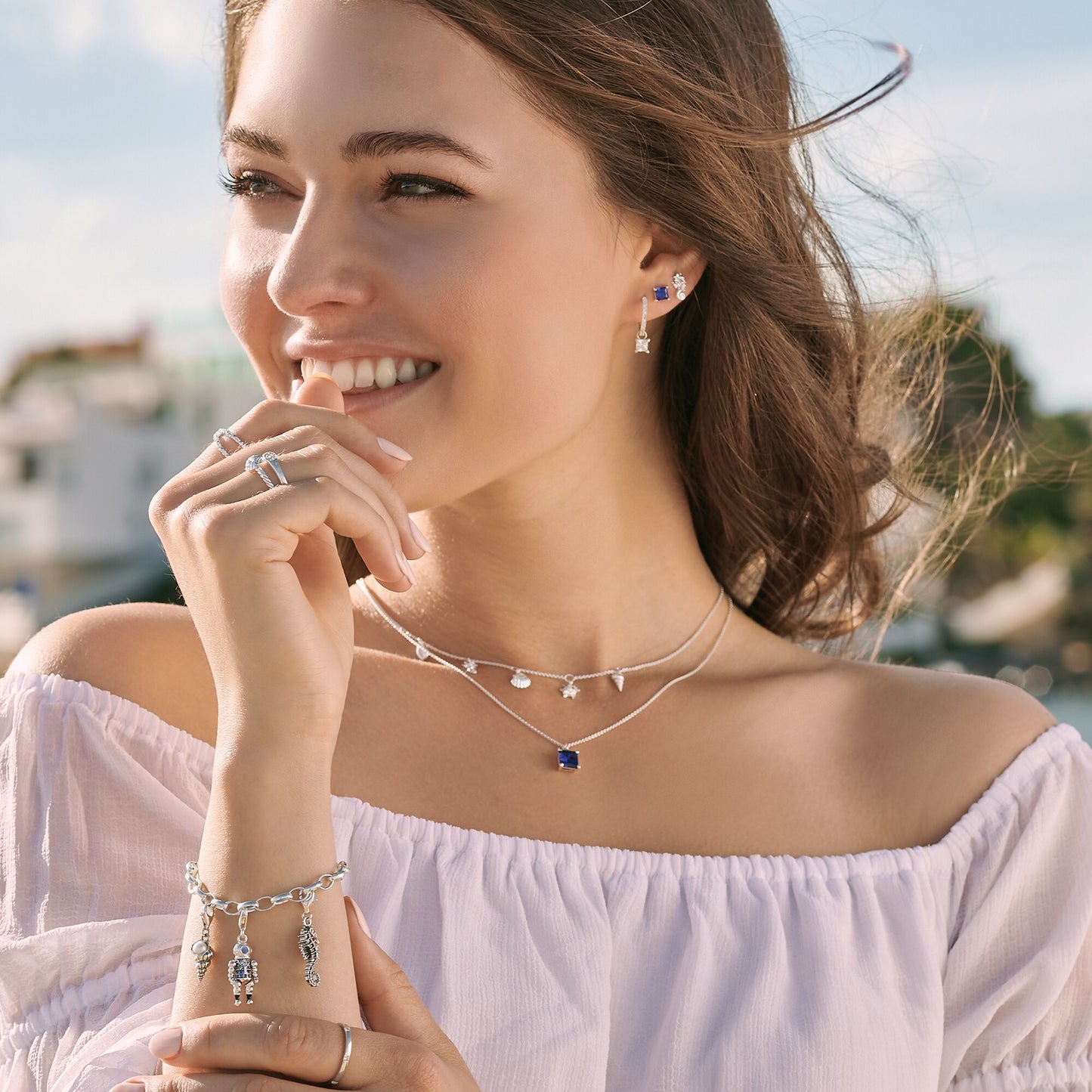 Thomas Sabo Charm Pendant Diver Silver 1896-644-7