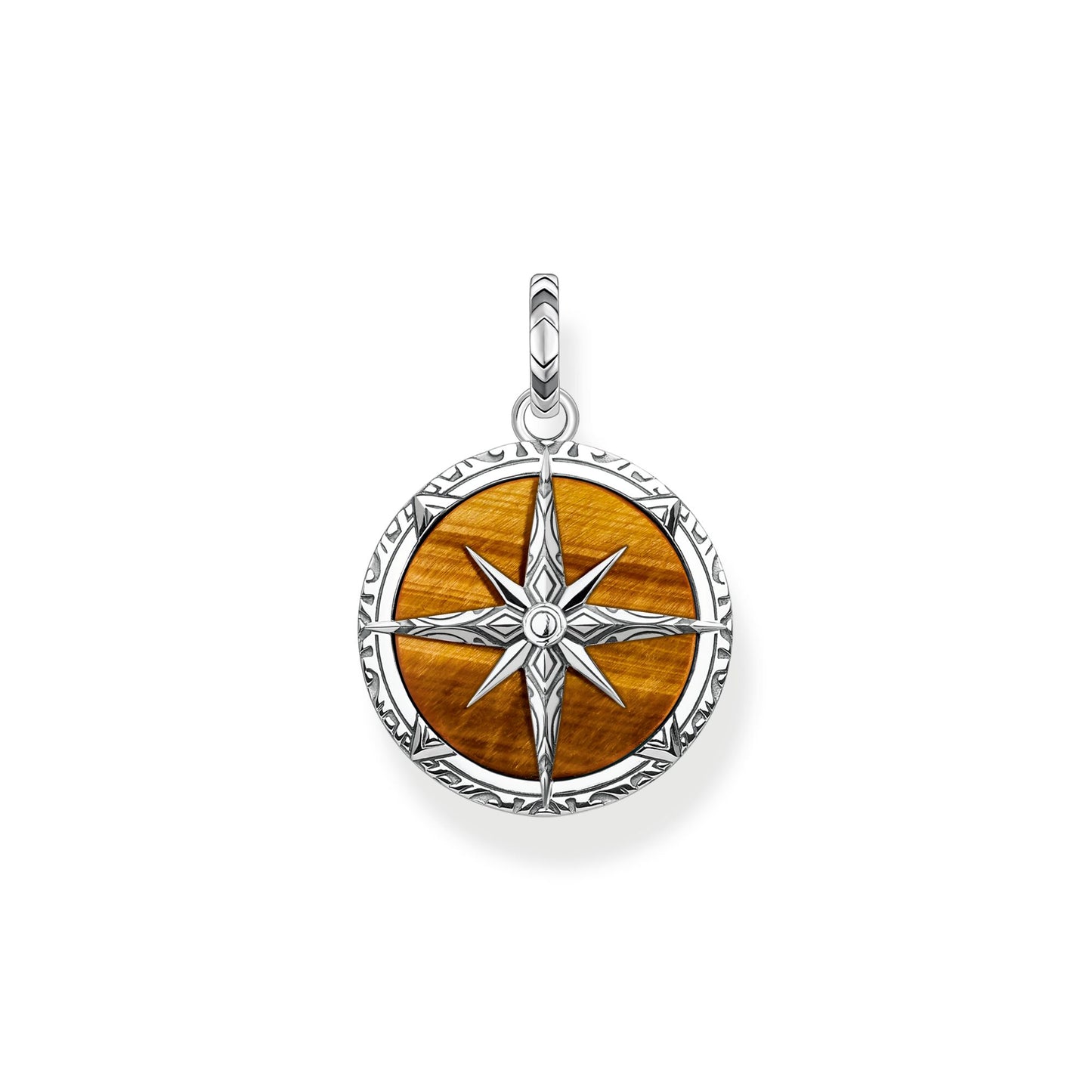 Thomas Sabo Pendant Compass Tiger‘s Eye PE833-826-2