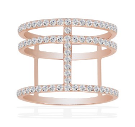 APM Croisette Rose Gold Ring R14726OX