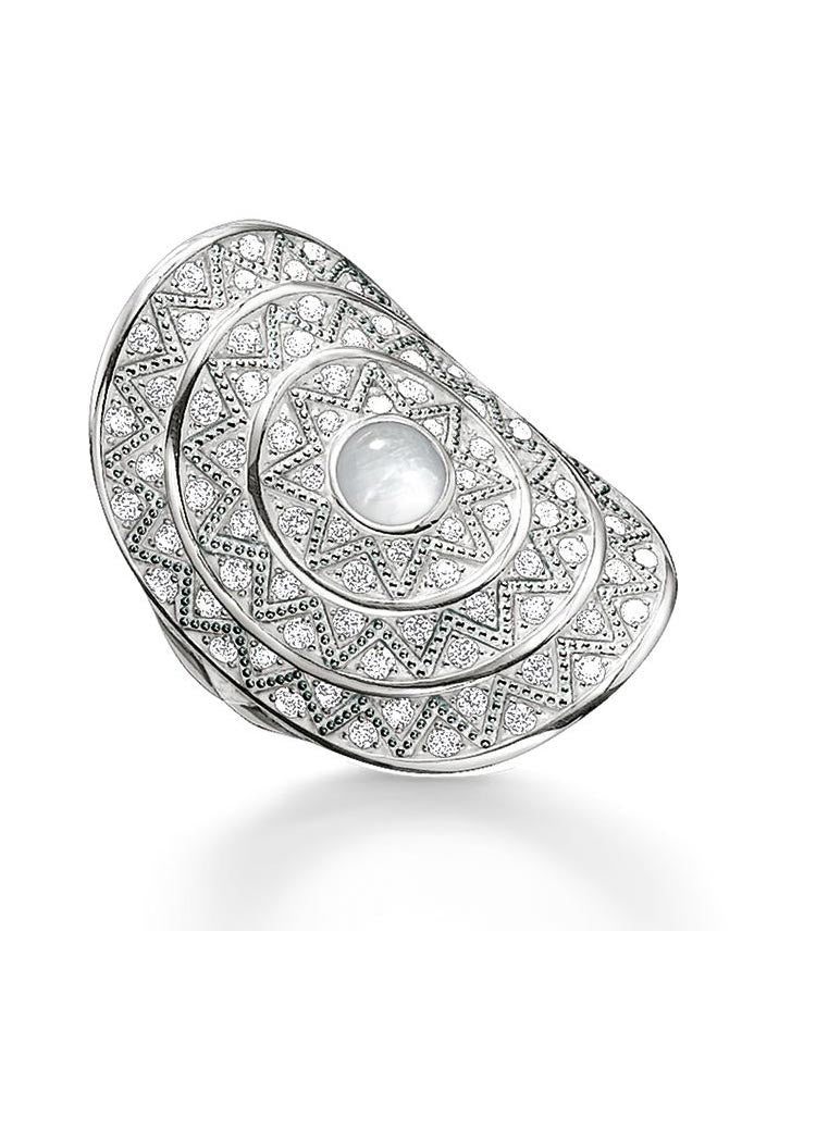 Thomas Sabo Women's Ring Zigzag Cocktail TR2053-690-14