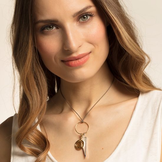 Thomas Sabo Charm Pendant "Triangle Mother-of-pearl" Y0025-029-14