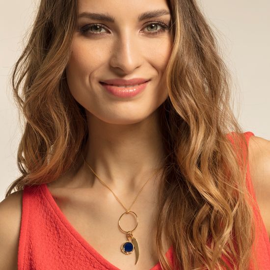 Thomas Sabo Charm Pendant "Golden Tooth" Y0038-413-39