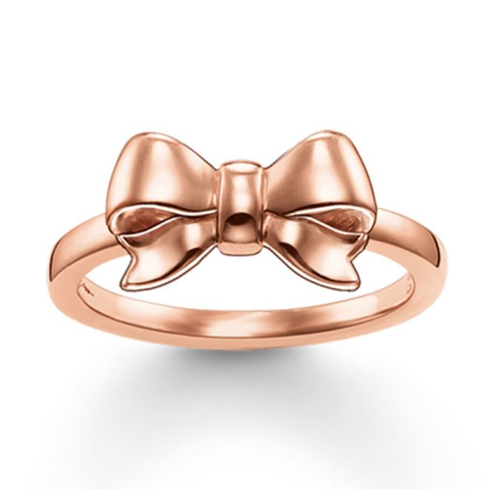 Thomas Sabo Glam & Soul Silver Bow Ring TR1977-001-12, TR1977-415-12