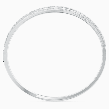Swarovski Twist Rows Bracelet, White, Rhodium Plated 5572726/5584648/5565210/5582810/557272/55846525/