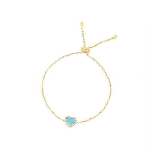 APM Heart Adjustable Bracelet AB4380XTUY