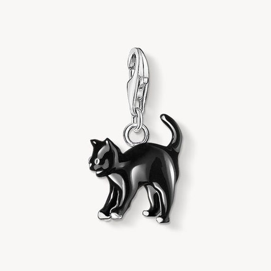 Thomas Sabo Charm Pendant Black Cat 0701-007-11