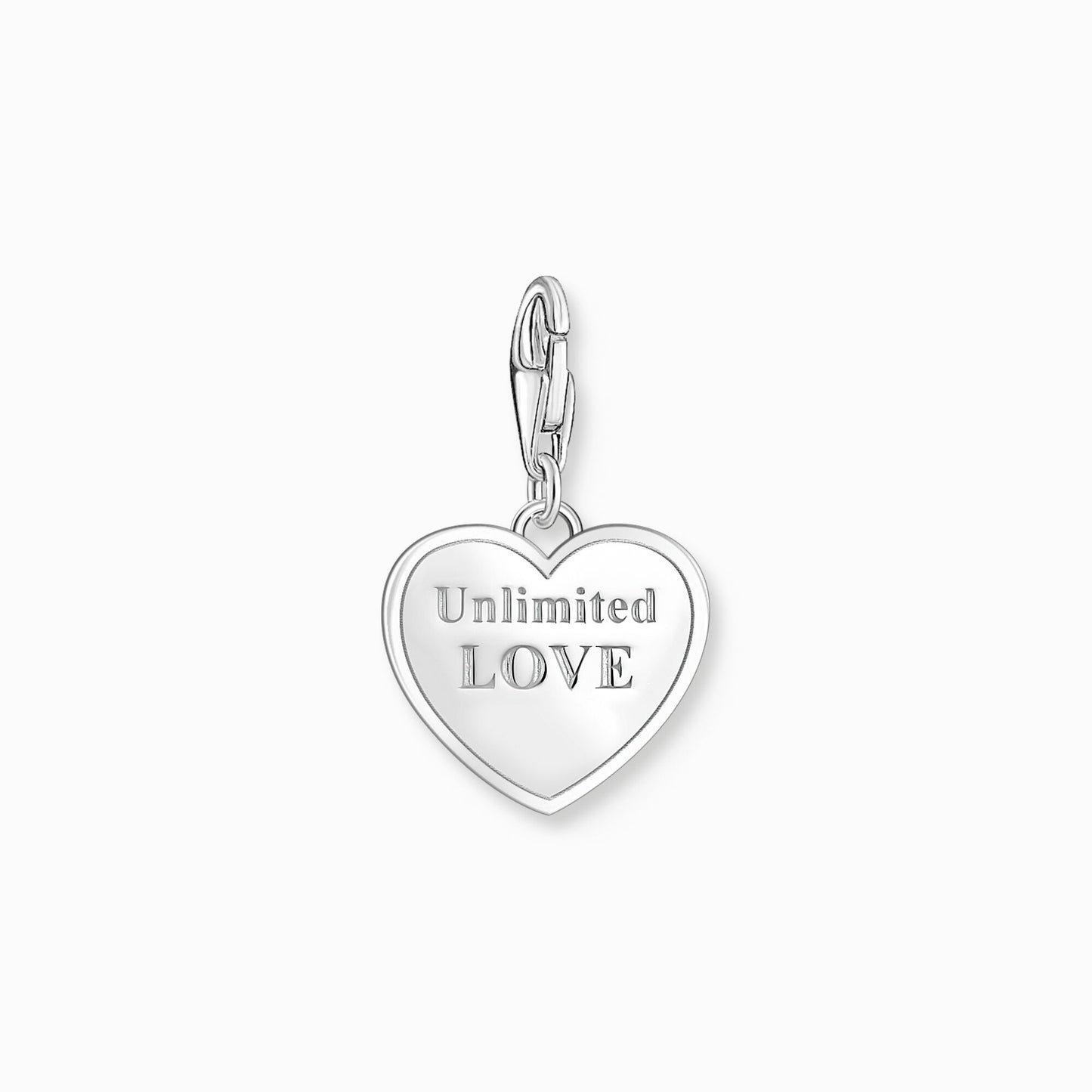 Thomas Sabo Charm Pendant Pink Heart With Best Mom Silver 2021-007-9