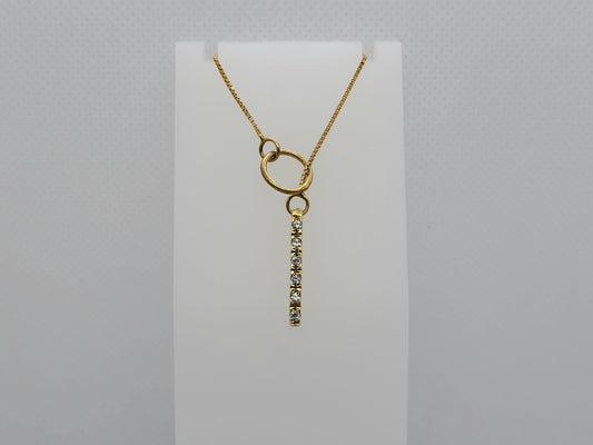 14k Box chain necklace 9806