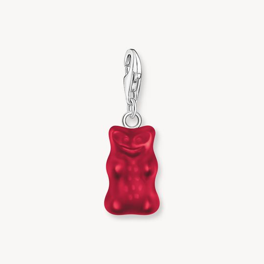 Thomas Sabo HARIBO Sterling Silver Charm Pendant Goldbears In Red 2189-017-10
