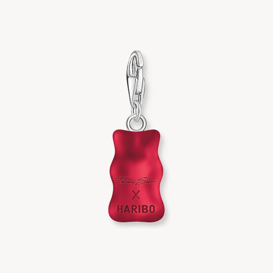 Thomas Sabo HARIBO Sterling Silver Charm Pendant Goldbears In Red 2189-017-10