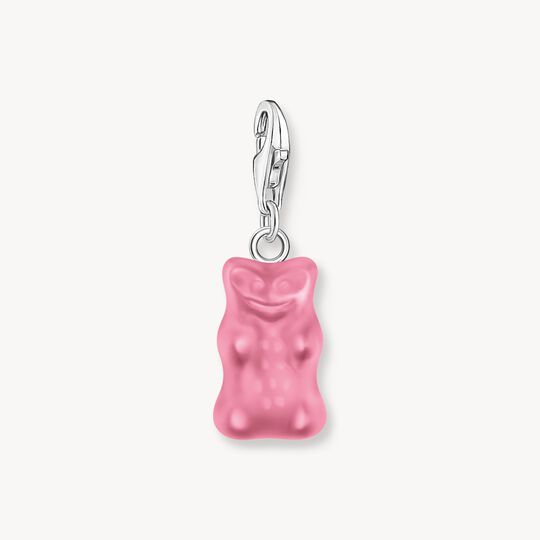 Thomas Sabo HARIBO Sterling Silver Charm Pendant Goldbears In Pink 2193-017-9