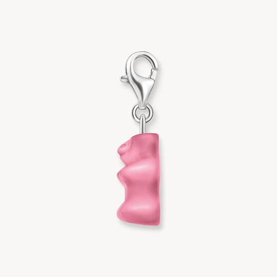 Thomas Sabo HARIBO Sterling Silver Charm Pendant Goldbears In Pink 2193-017-9