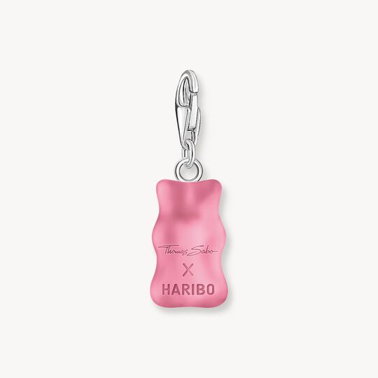 Thomas Sabo HARIBO Sterling Silver Charm Pendant Goldbears In Pink 2193-017-9
