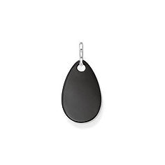 Thomas Sabo Glam And Soul Sterling Silver Black Onyx Small Tear Drop Pendant PE537-024-11