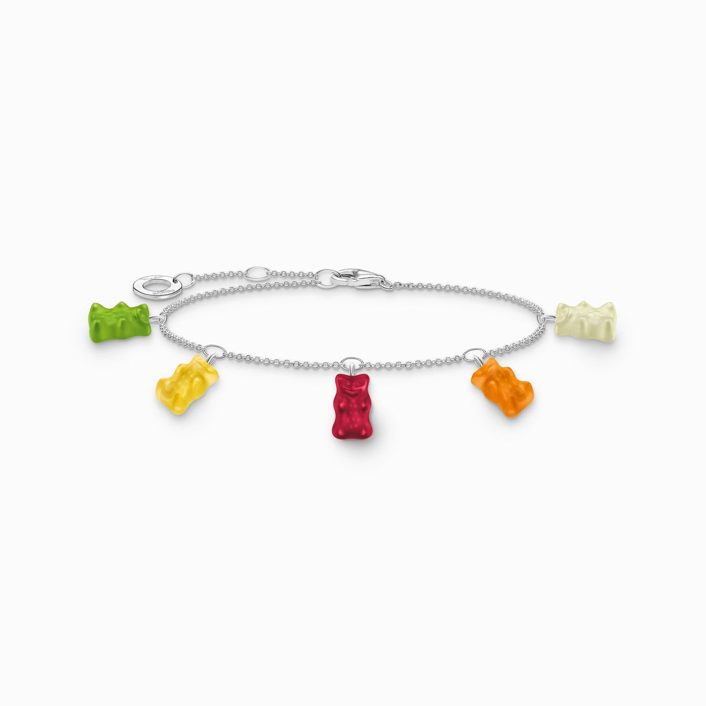 Thomas Sabo HARIBO Silver Bracelet with 5 Colourful Goldbears A2152-017-7